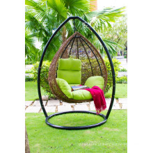 Mais vendidos Design Polietileno Rattan Hammock - Egg Swing Chair para ambientes Indoor e Outdoor Wicker